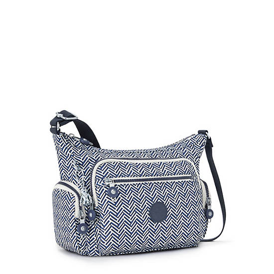 Kipling Gabbie Small Printed Crossbody Bags Urban Chevron | CA 1146CT